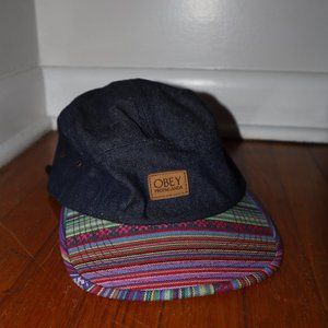 obey denim 5 panel vintage